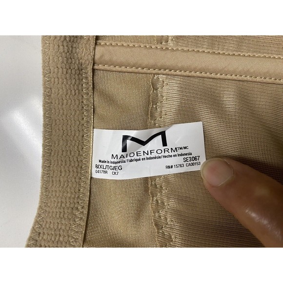 Maidenform Waist Cincher Size X-Large Shaper Shapewear Beige SE4067 - Picture 11 of 12
